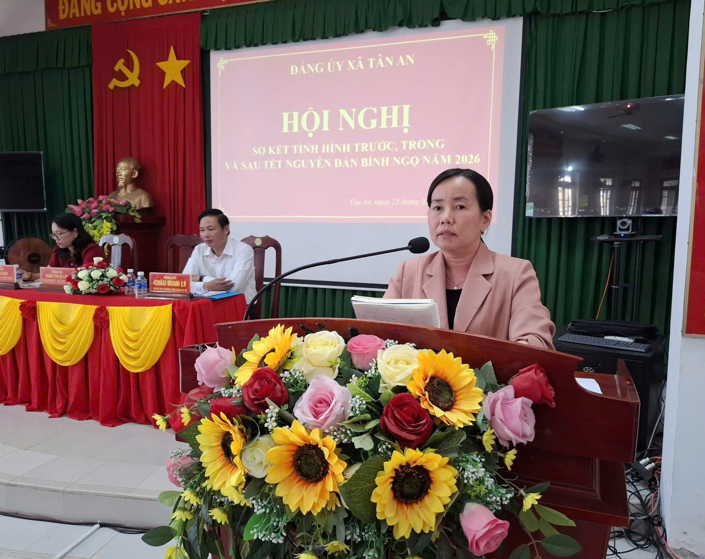 XÃ TÂN AN SƠ KẾT TÌNH HÌNH TRƯỚC, TRONG VÀ SAU TẾT NGUYÊN ĐÁN BÍNH NGỌ NĂM 2026